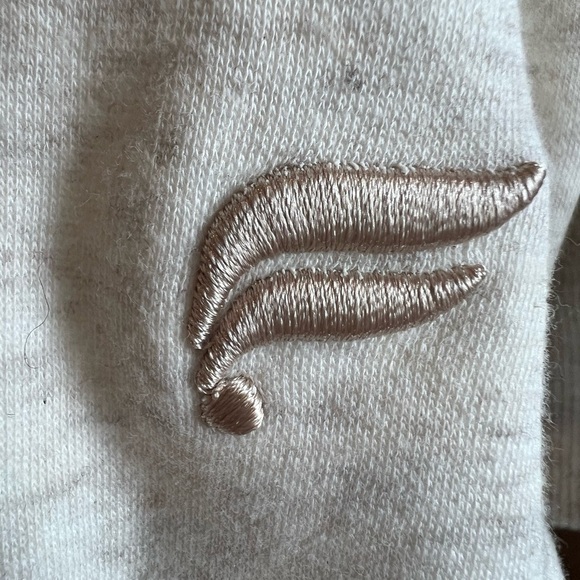 Fabletics Heather Cream Quarter-Zip and jogger sweatsuit, size small, EUC - Picture 5 of 15